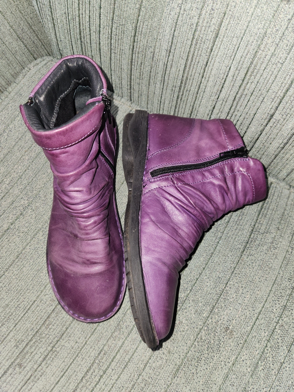 🍉Miz Mooz Purple Ankle Boots